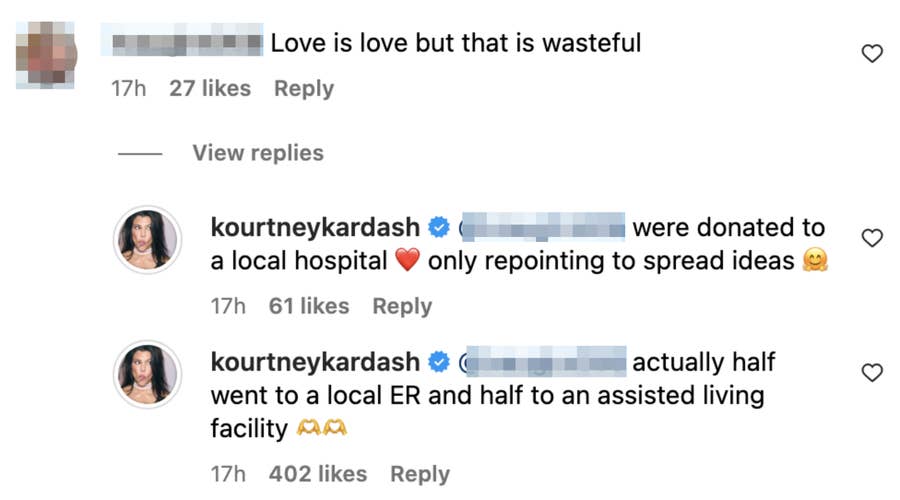 Kourtney Kardashian Defends Her Extravagant Floral Displays After Criticism