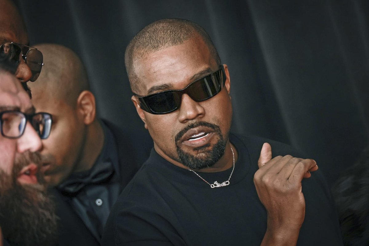 Kanye West Struts in Controversial Swastika Tee, Doubling Down on Nazi Comments