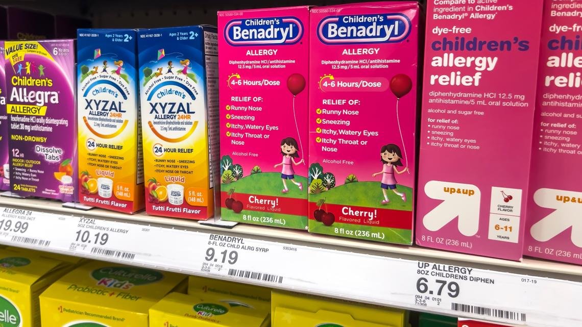 “Child Safety Alert: 2,300 Benadryl Bottles Recalled Over Poisoning Risks”