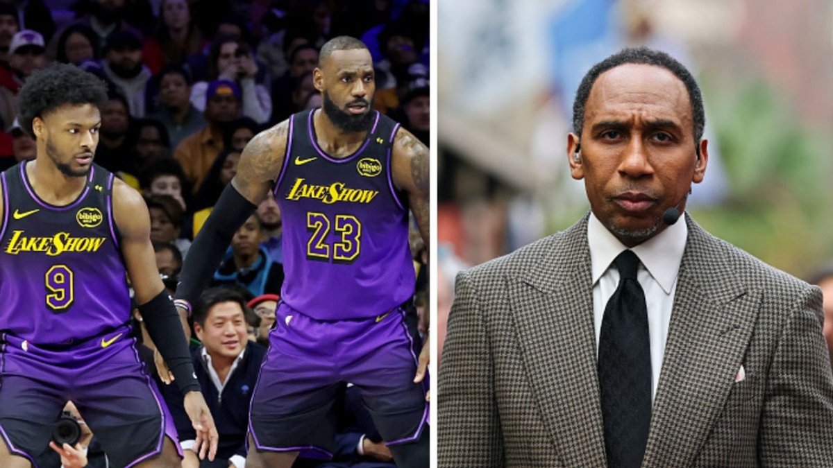 ** “Courtside Drama: Stephen A. Smith vs. LeBron James – A Clash of Titans”  

**