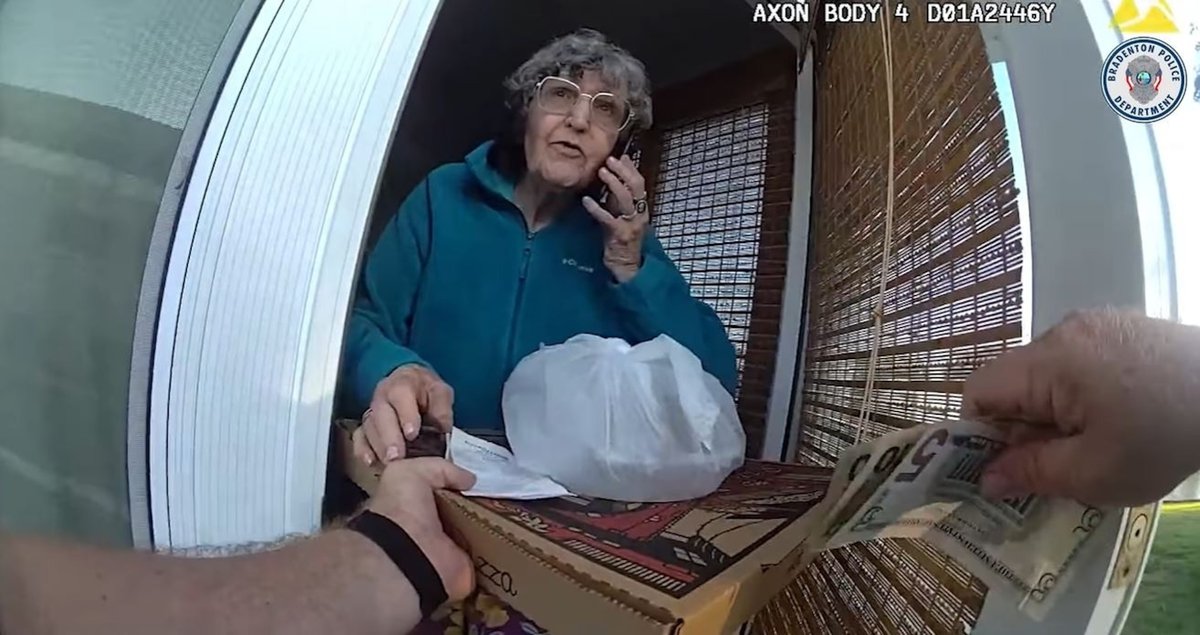 Florida Officer’s Unorthodox Pizza Delivery: Gator Drama in the Driveway