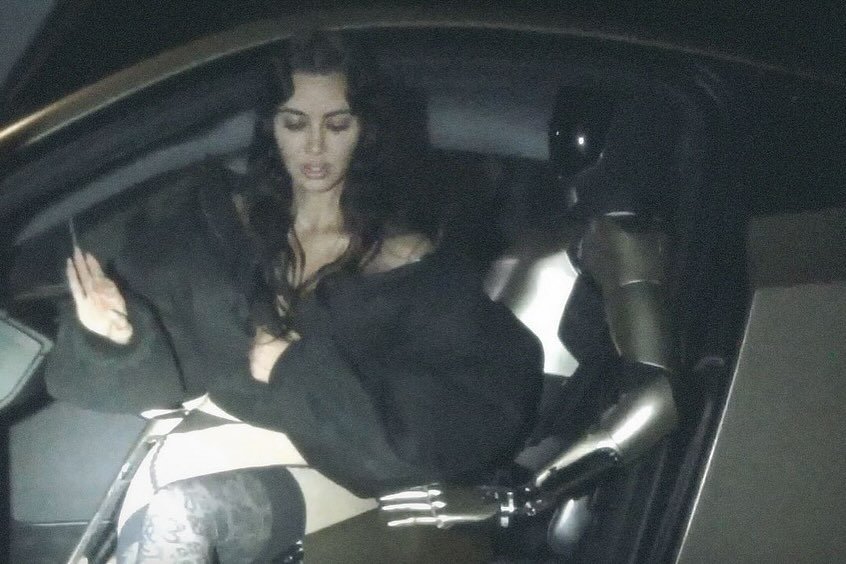 Kim Kardashian Sparks Robot Romance in Cheeky Photo Shoot