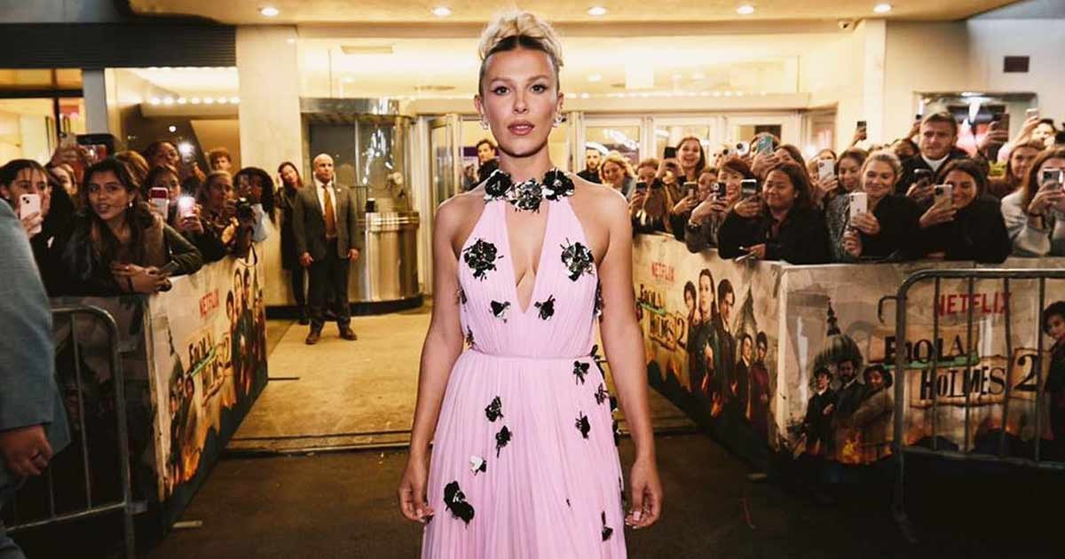 Millie Bobby Brown Dazzles in Floral Elegance at “The Electric State” Screening