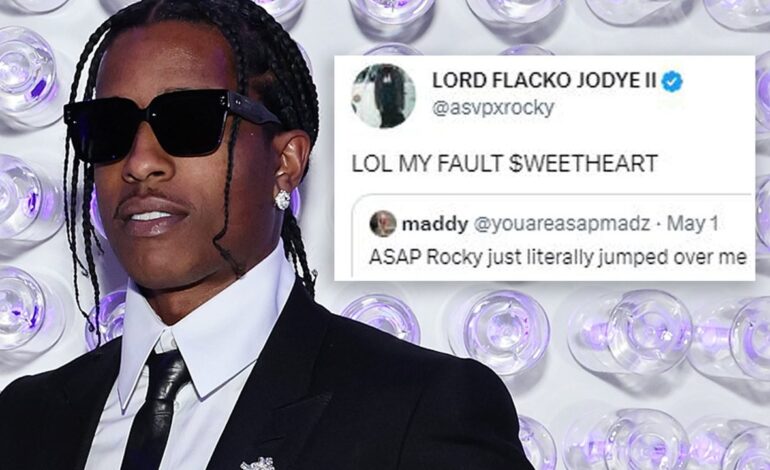 A$AP Rocky’s Humble Apology: The Met Gala Facepalm Incident Explained