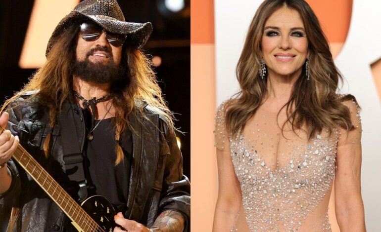 Billy Ray Cyrus and Elizabeth Hurley’s Kiss Pic Ignites Sizzling Romance Rumors