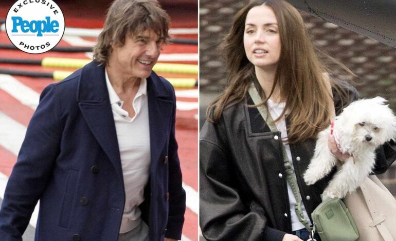 Chopper Shenanigans: Ana de Armas and Tom Cruise Touch Down in London