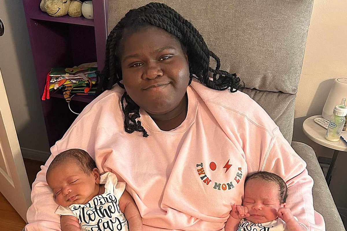 Gabourey Sidibe Celebrates Her Twins’ First Milestones—They’re Growing Up Fast!