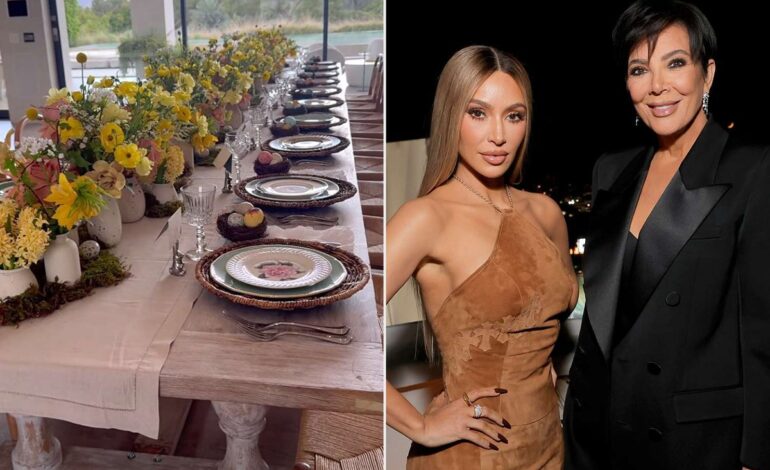 Glamorous Easter 2025: Kim’s Luxe Brunch & Celebrity Egg Hunts