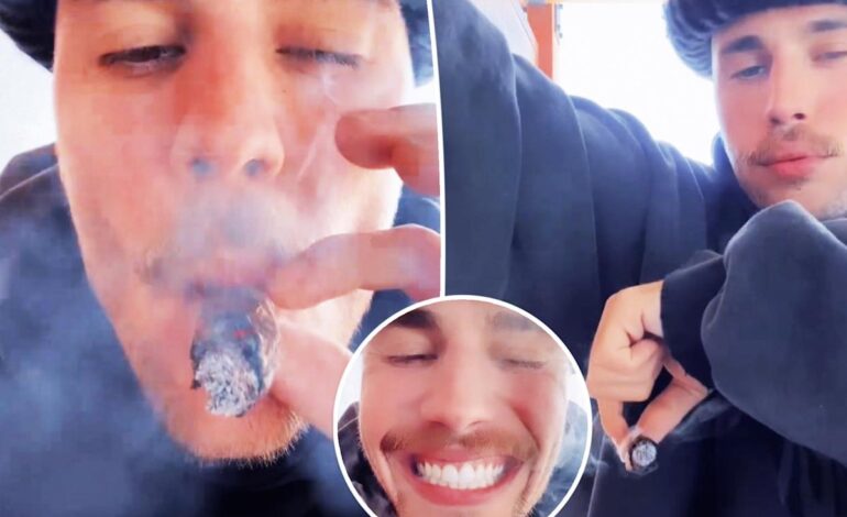Justin Bieber Sparks Coachella Controversy Smoking Next to His 15-Year-Old Brother