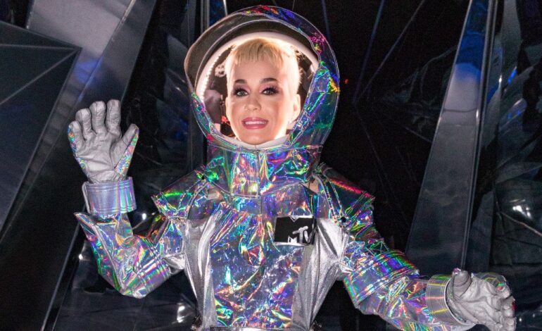 Katy Perry’s Space Voyage: Floating Upside Down in Blue Origin Capsule