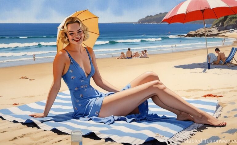 Margot Robbie’s Beach Glow: Unpacking Her Bikini and ‘Mama’ Necklace Moment