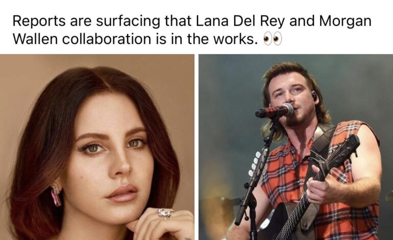 Pop Royalty Collide: Lana Del Rey and Morgan Wallen’s Unexpected Kiss Sparks Viral Moment