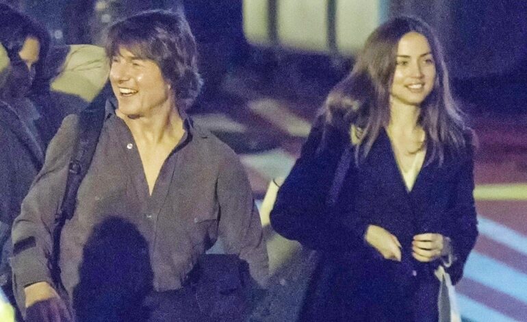 Whispers of Romance: Tom Cruise and Ana de Armas Touch Down in London via Helicopter