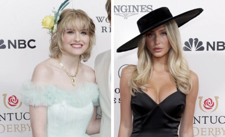 Celebs and Derby Hats: Livvy Dunn, Carmelo Anthony Shine at 2025 Kentucky Derby