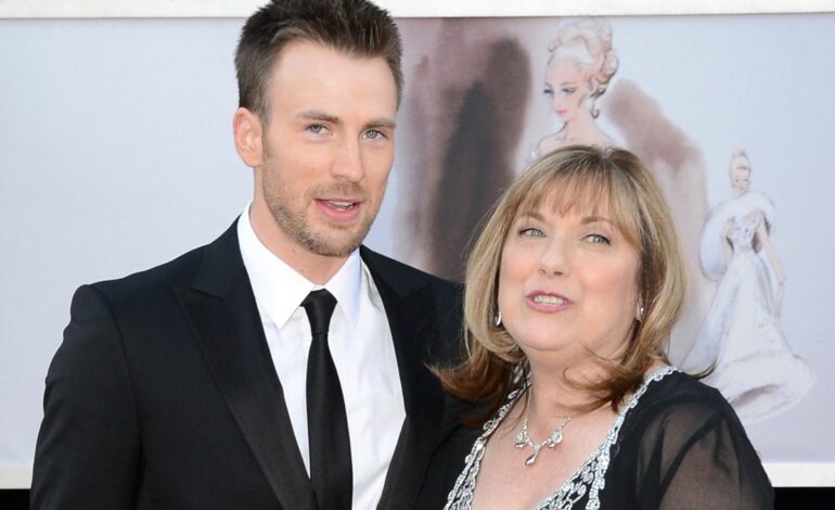 Chris Evans Ditches Cannes Premiere to Celebrate Mom’s 70th