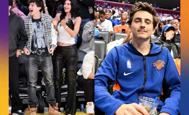 Courtside Clash: Chalamet & Jenner Sisters Spark Knicks Drama
