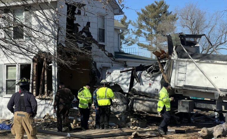 Dump Truck Tears Through New Jersey Home, Injures Resident