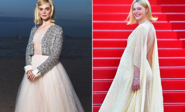 Elle Fanning’s Dior Dream Steals Cannes Closing Show