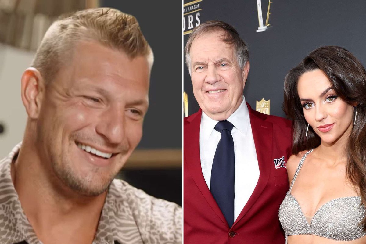 Gronk Bursts into Laughter Over Belichick’s 24-Year-Old Girlfriend