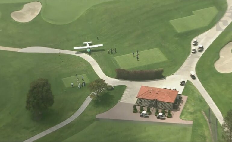 Heart-Stopping Emergency Landing Shocks Golfers at Riviera Country Club