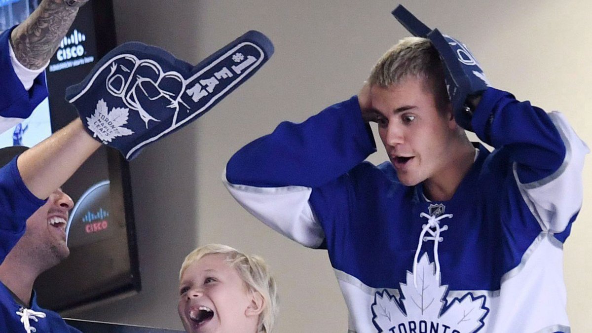 How Justin and Hailey Bieber Sparked Maple Leafs Playoff Frenzy in Toronto
