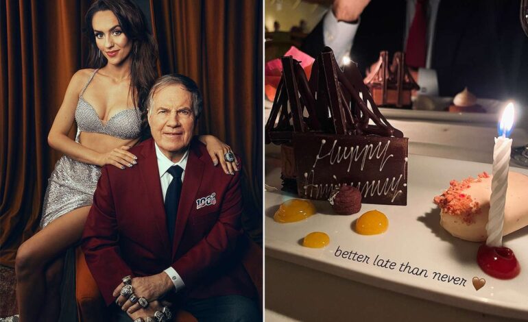 Jordon Hudson Teases Bill Belichick’s 36-Year Age Gap Over Candlelit Dinner