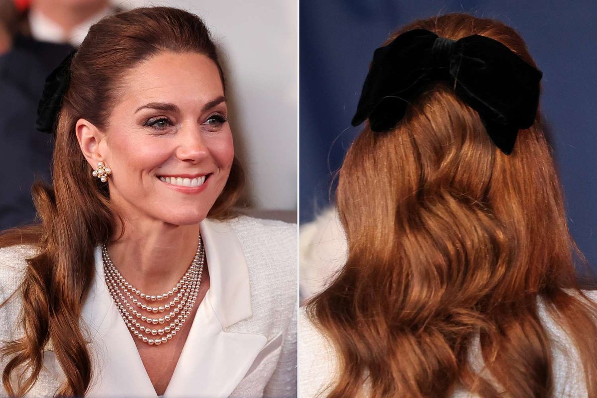 Kate Middleton Champions Adult Hair Bows at VE Day Concert