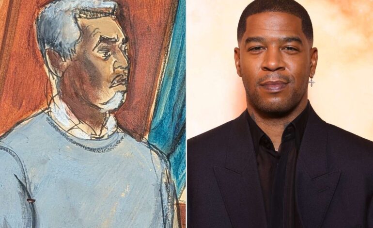 Kid Cudi Sparks Courtroom Buzz Smoking at Diddy Trial in NYC