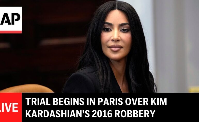 Kim Kardashian Lands in Paris for Jewelry Heist Testimony