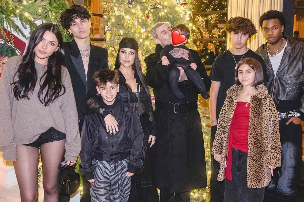 Kourtney Kardashian’s Polished Mother’s Day Post Veils Blended Family Strain