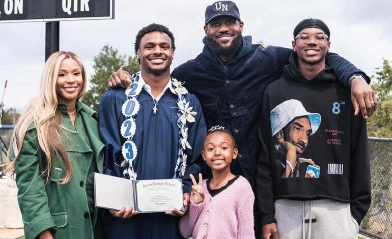 LeBron James Celebrates Son Bryce’s Class of 2025 High School Graduation