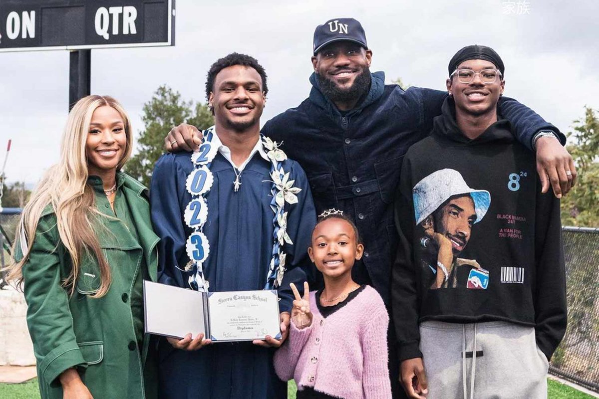 LeBron James Celebrates Son Bryce’s Class of 2025 High School Graduation