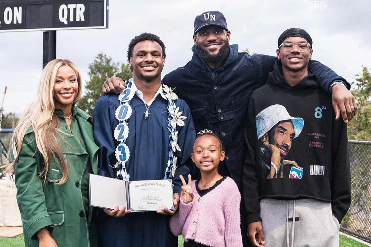 LeBron James Celebrates Son Bryce’s Class of 2025 High School Graduation