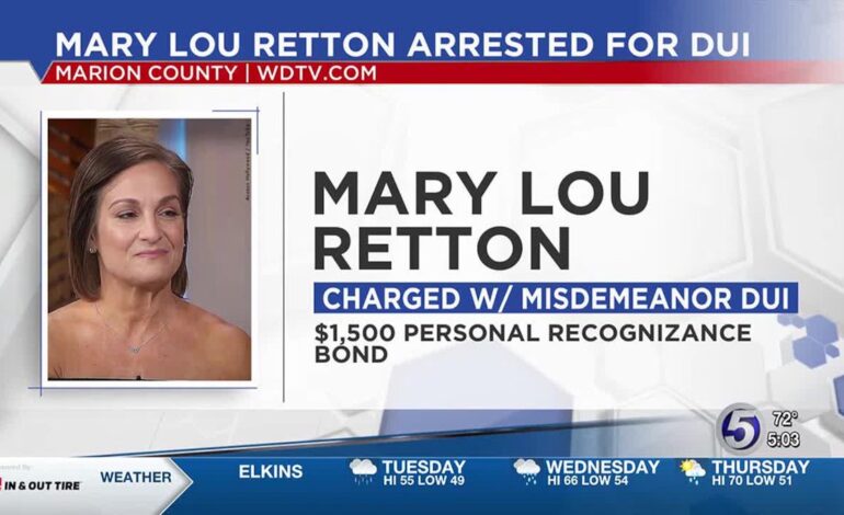 Mary Lou Retton DUI Arrest in West Virginia Shocks Fans