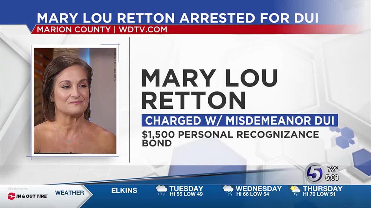 Mary Lou Retton DUI Arrest in West Virginia Shocks Fans