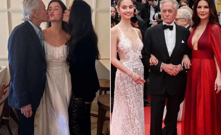 Michael Douglas & Catherine Zeta-Jones Celebrate Carys’ Brown University Graduation