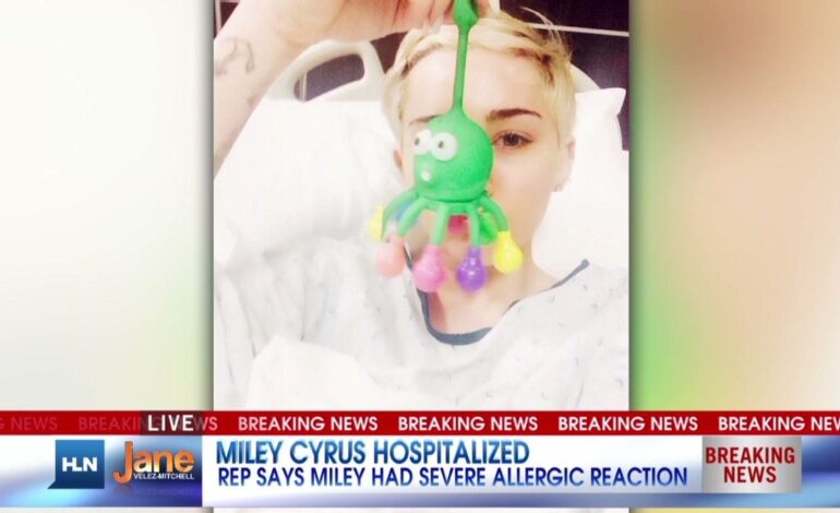 Miley Cyrus Rushed to ICU After Walk of Fame Shoot Infection