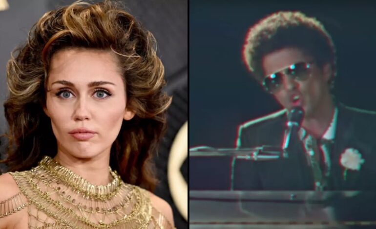 Miley Cyrus Shuts Down Jennifer Lawrence Gold Dress Theory in Viral “Flowers” Video Response