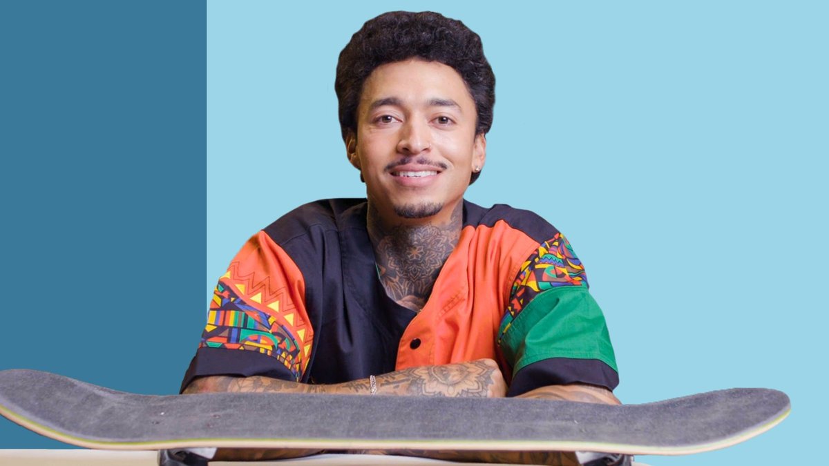 Nyjah Huston Hypes Exclusive MGK Set at Santa Monica SLS
