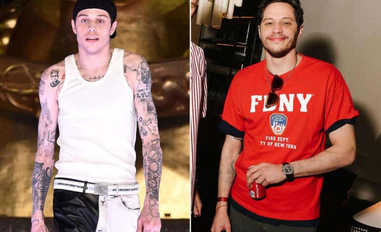 Pete Davidson’s Bicep Tattoo Reveal After Red Carpet with Elsie Hewitt