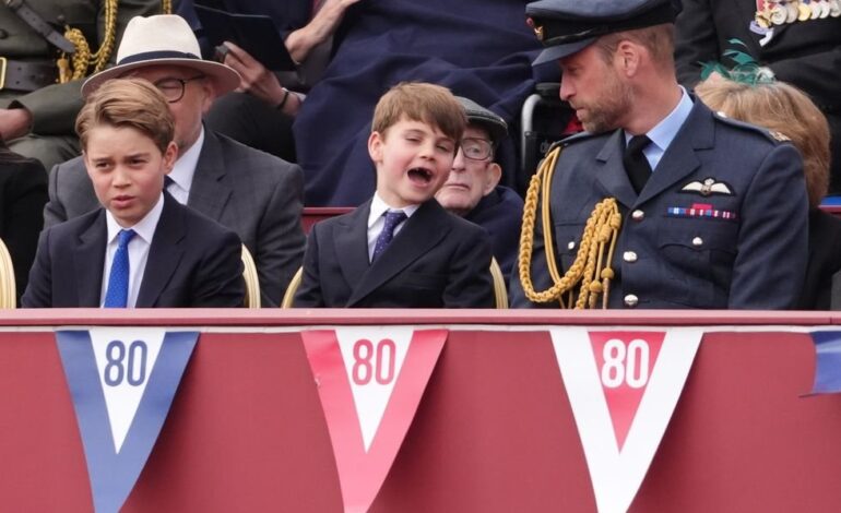 Prince Louis’ Spot-On George Salute Steals VE Day Parade Spotlight
