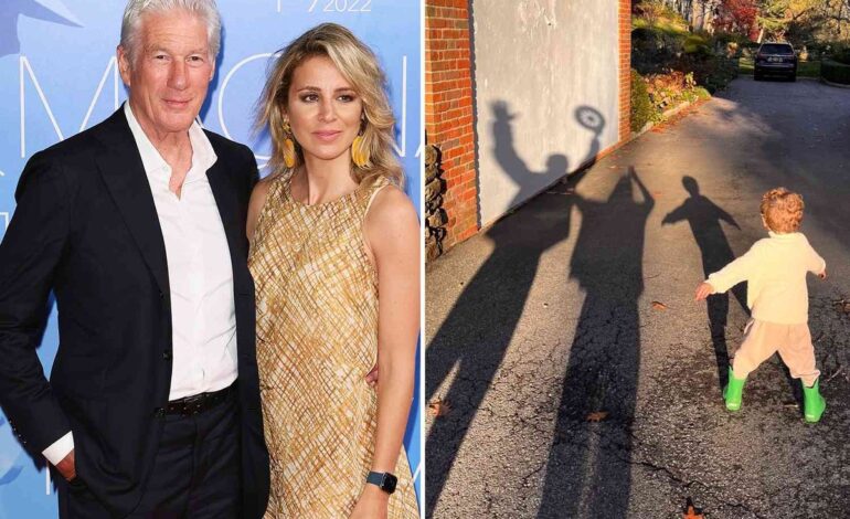 Richard Gere Shares Rare Family Photo with Alejandra and Their Young Sons