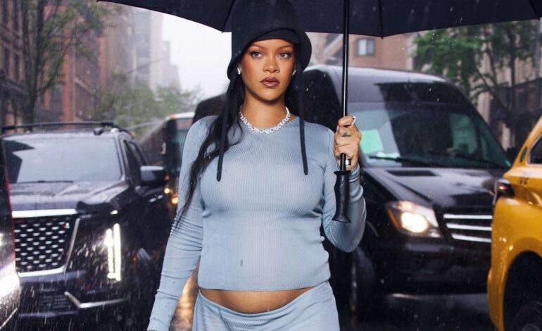 Rihanna’s Cannes Cutout Dress: A Stylish Bump Reveal on Date Night