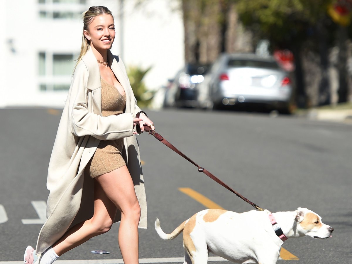 Sydney Sweeney’s Post-Met Gala Puppy Parade Sparks Street-Style Buzz