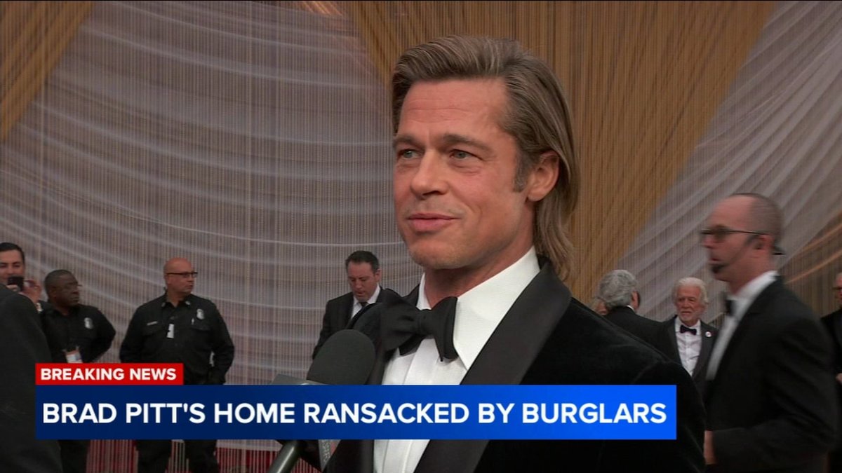 Brad Pitt’s L.A. Home Targeted During Overseas F1 Press Tour