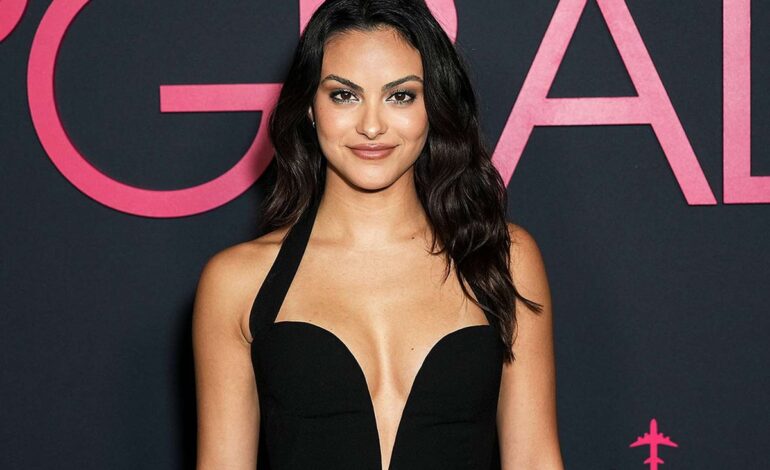 Camila Mendes Celebrates 31st Birthday in Scorching Red Dress & Vacation Vibes