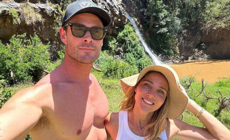 Celebrities Hit African Safari: Sweeney, Hemsworth & Biles Go Wild