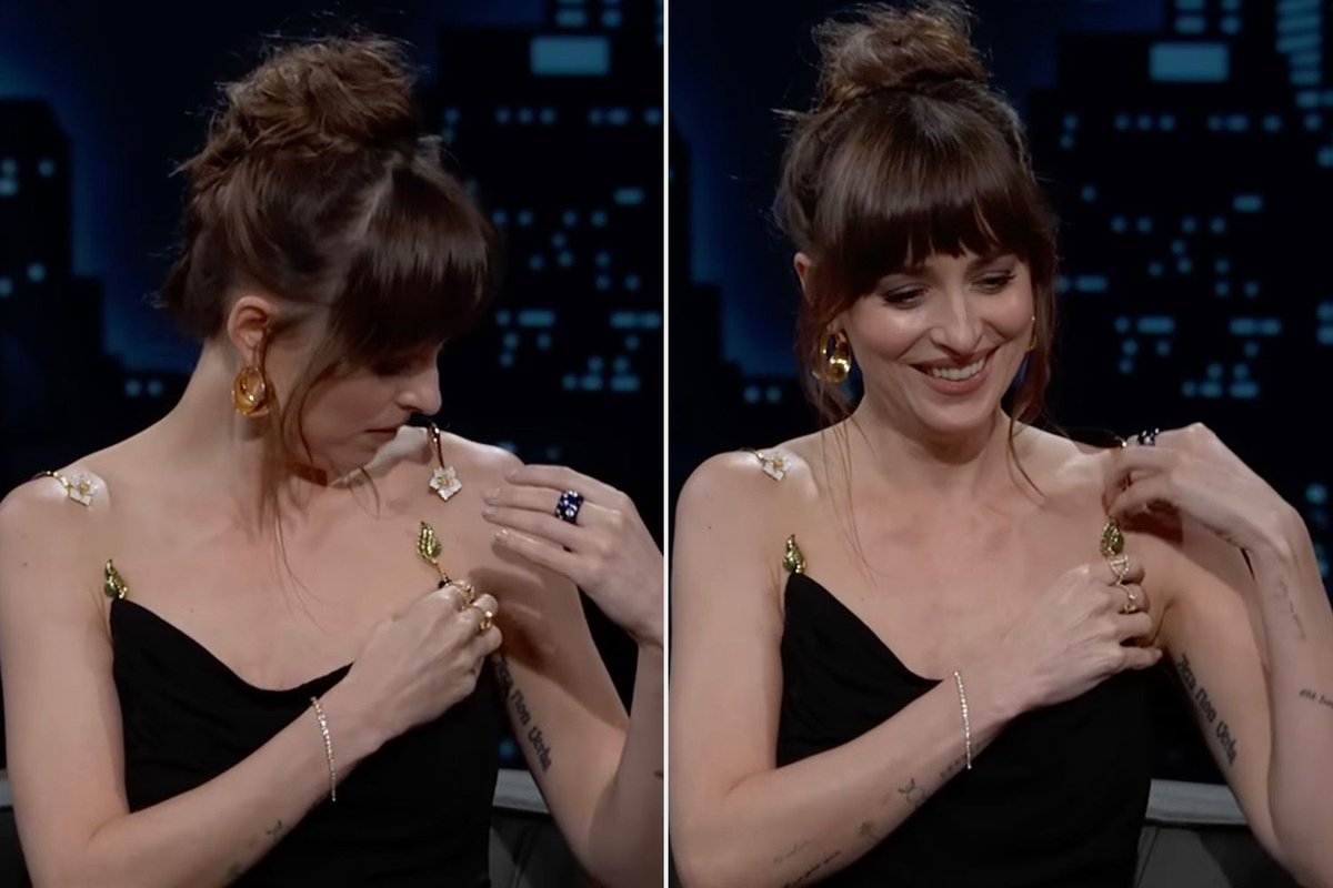 Dakota Johnson’s Tonight Show Near-Miss Puts Spotlight on Effortless Style