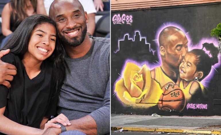 Downtown LA’s Kobe Bryant Mural Defaced Again—Community Pushes Back