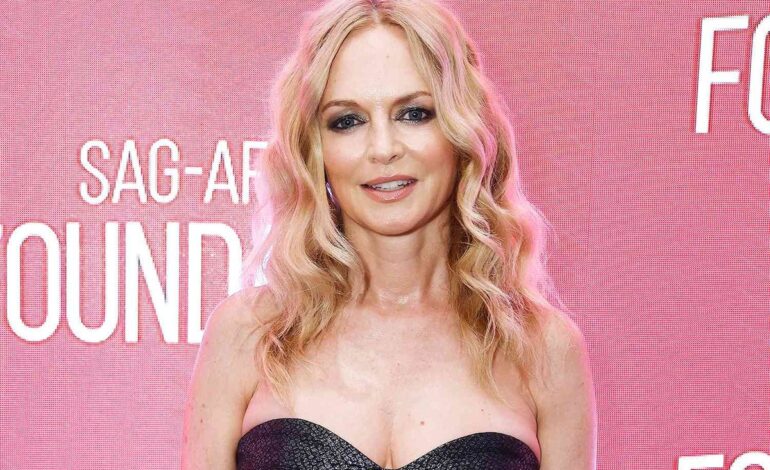 Heather Graham Flaunts Timeless Figure in Tiny Black Bikini on Sardinia Getaway